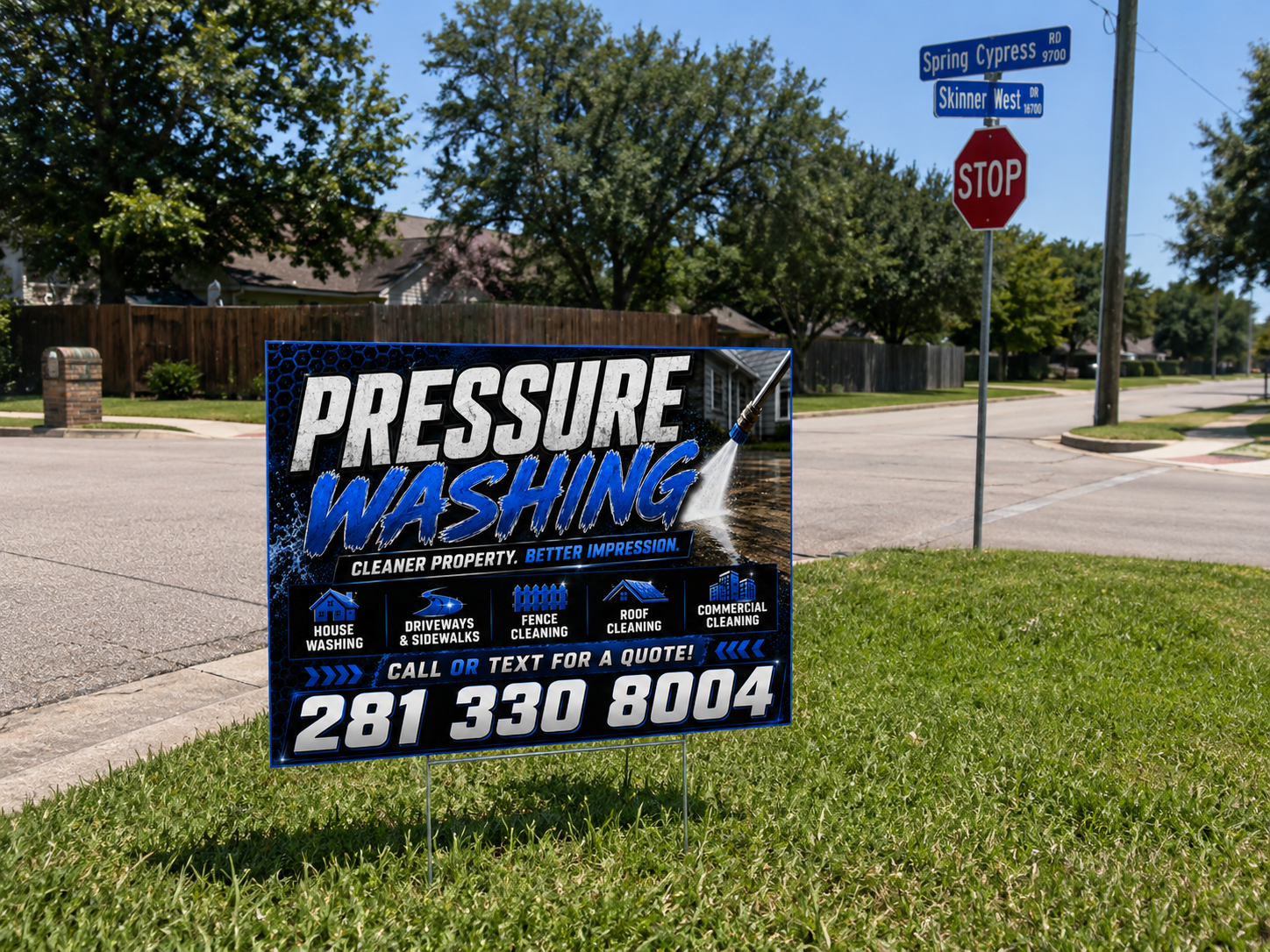 24x18 Custom Printed Yard Signs