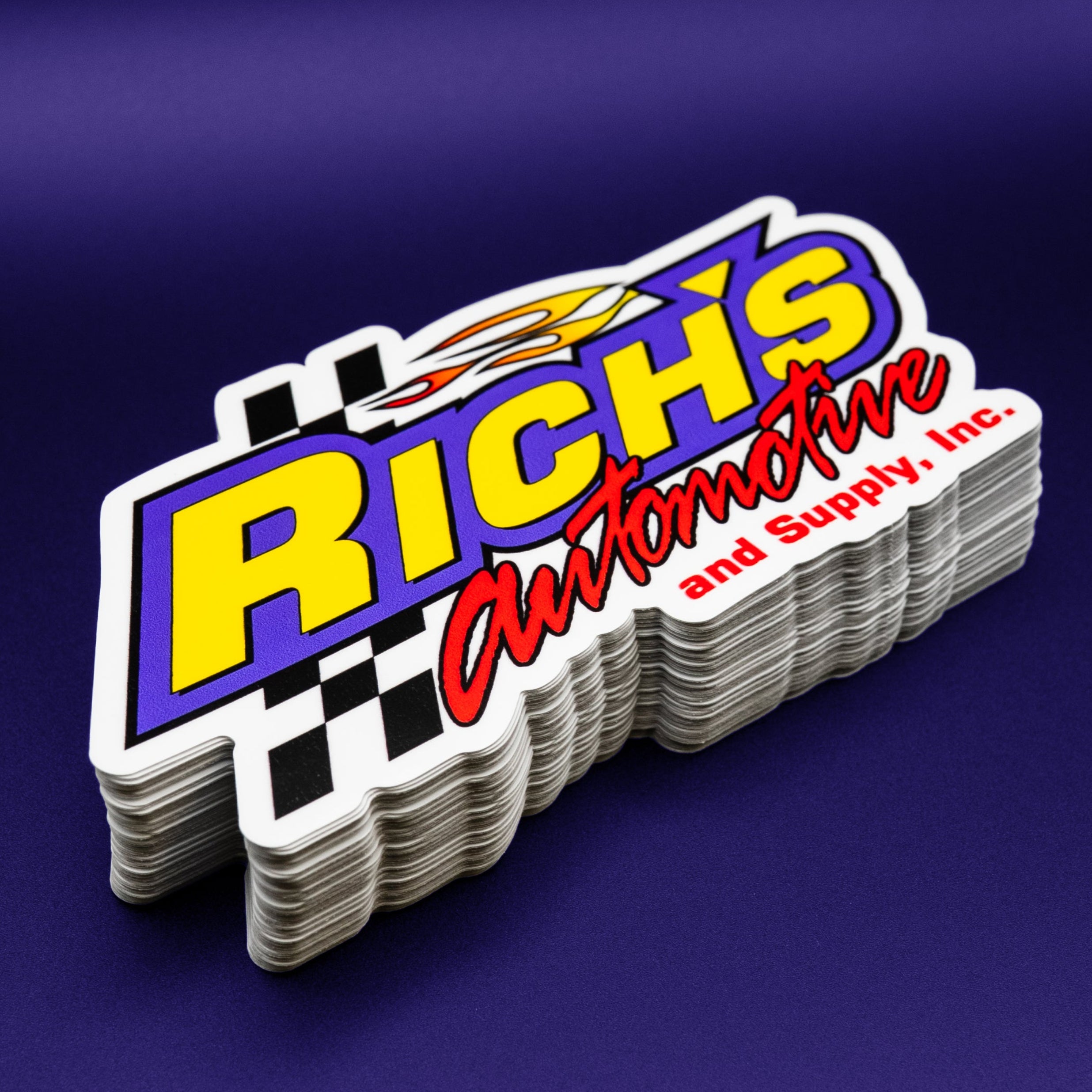 100 6" Custom Vinyl Stickers for only $80