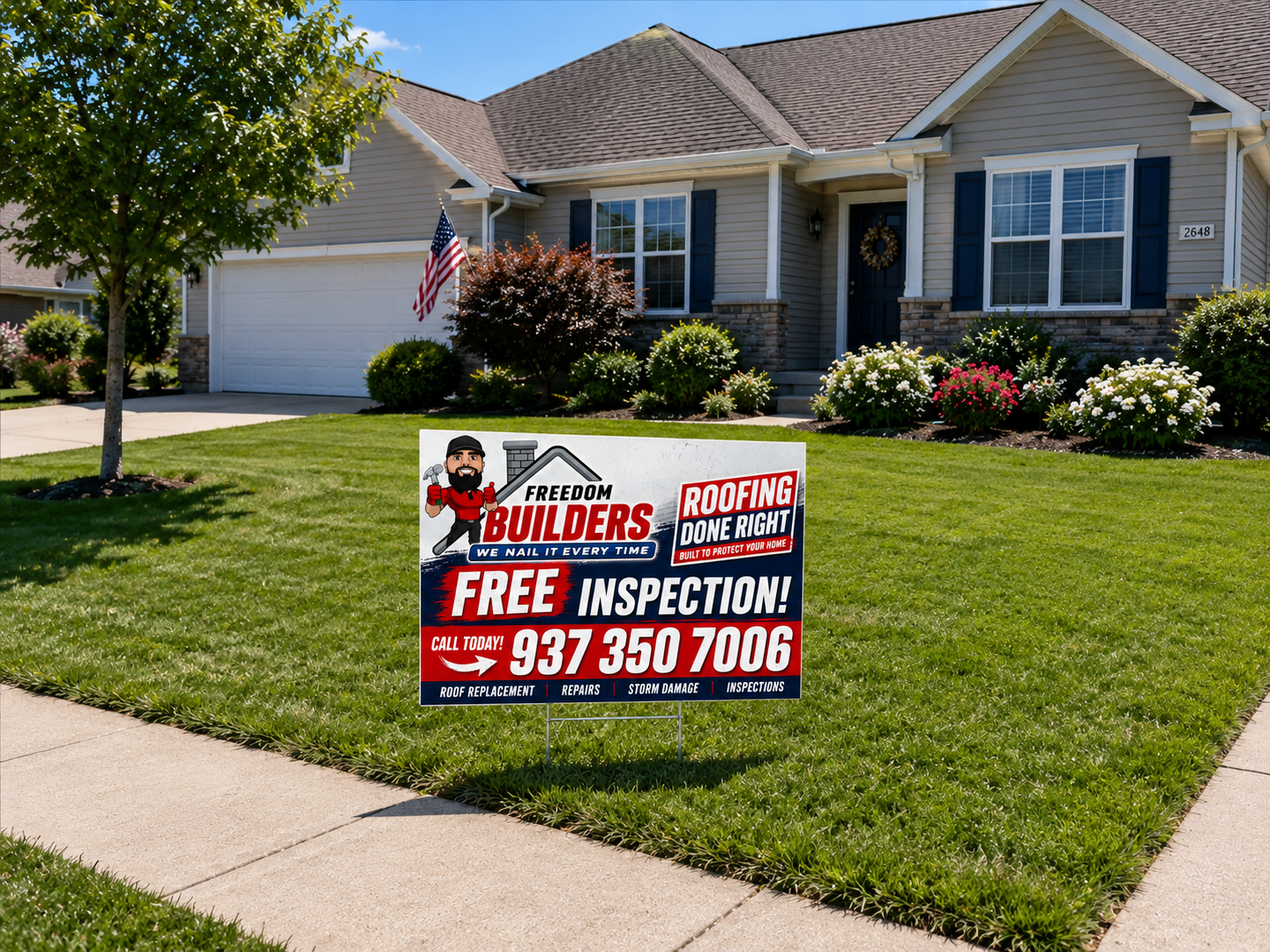 24x18 Custom Printed Yard Signs