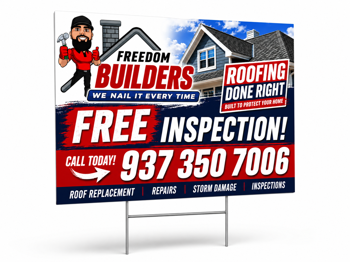 24x18 Custom Printed Yard Signs