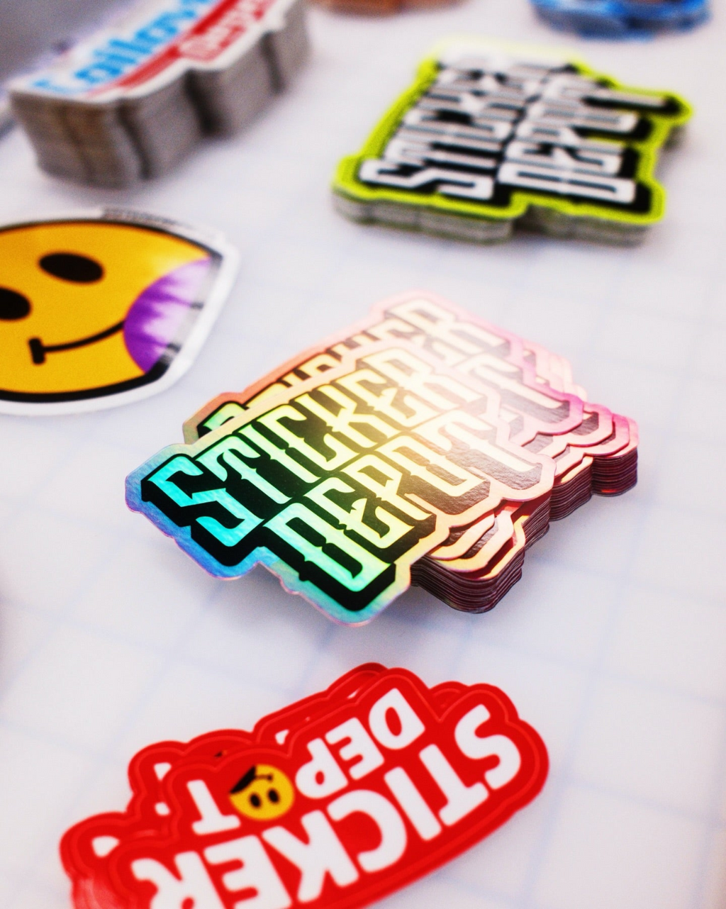 1000 3" Custom Vinyl Stickers W/ Instant Preview