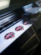 Custom Printed Motorsports Stickers
