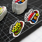 Custom Printed Motorsports Stickers