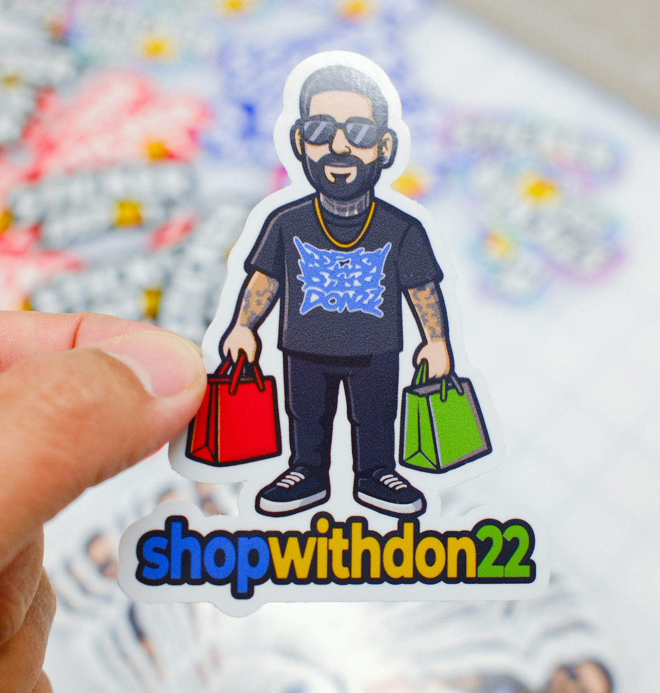 50 3" Custom Vinyl Stickers for only $25