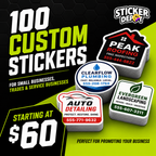 Sticker deals for small business starting at only 60 dollars.