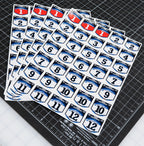 Order custom stickers sheets from Sticker Depot.  
