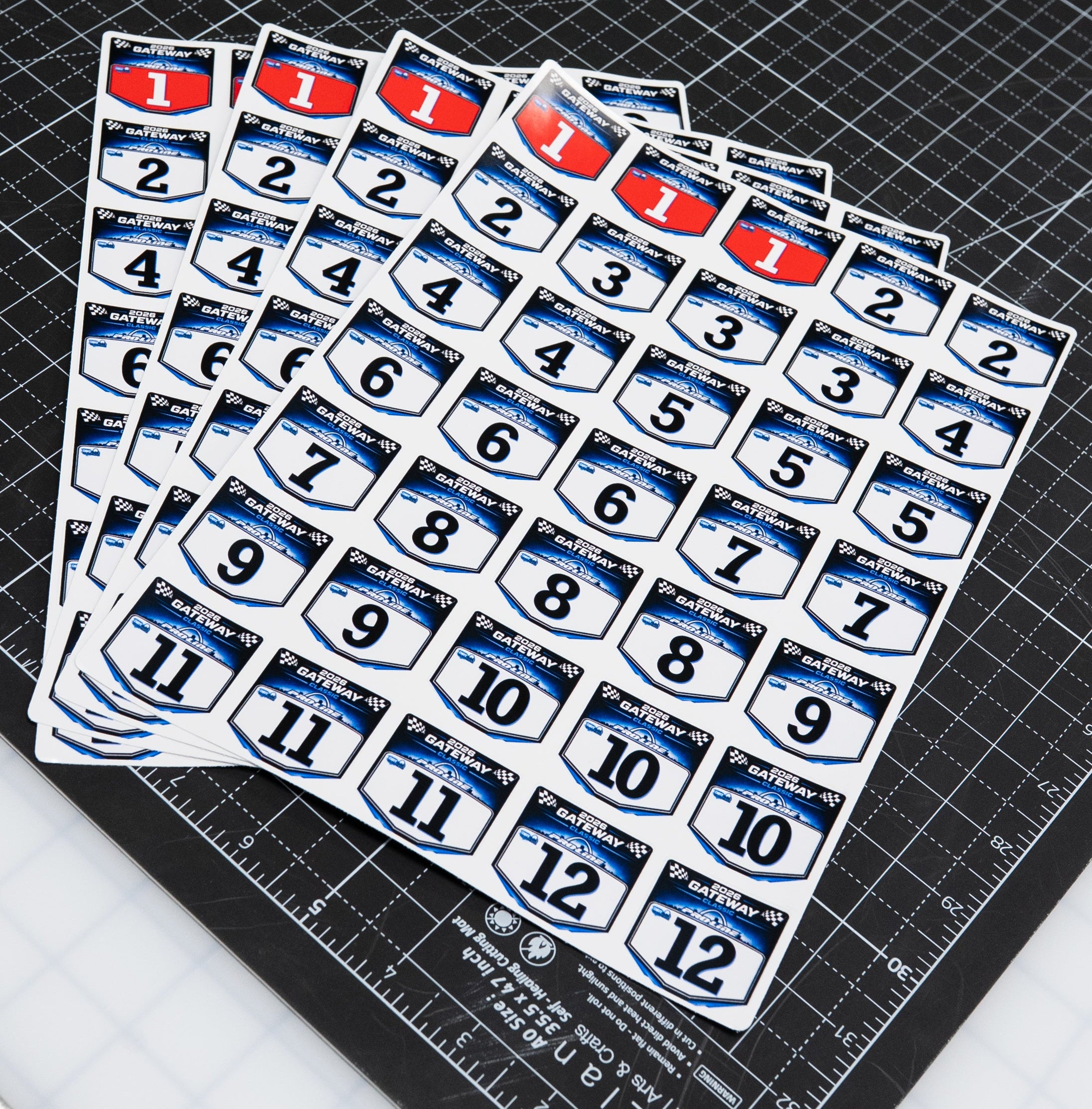 Order custom stickers sheets from Sticker Depot.  