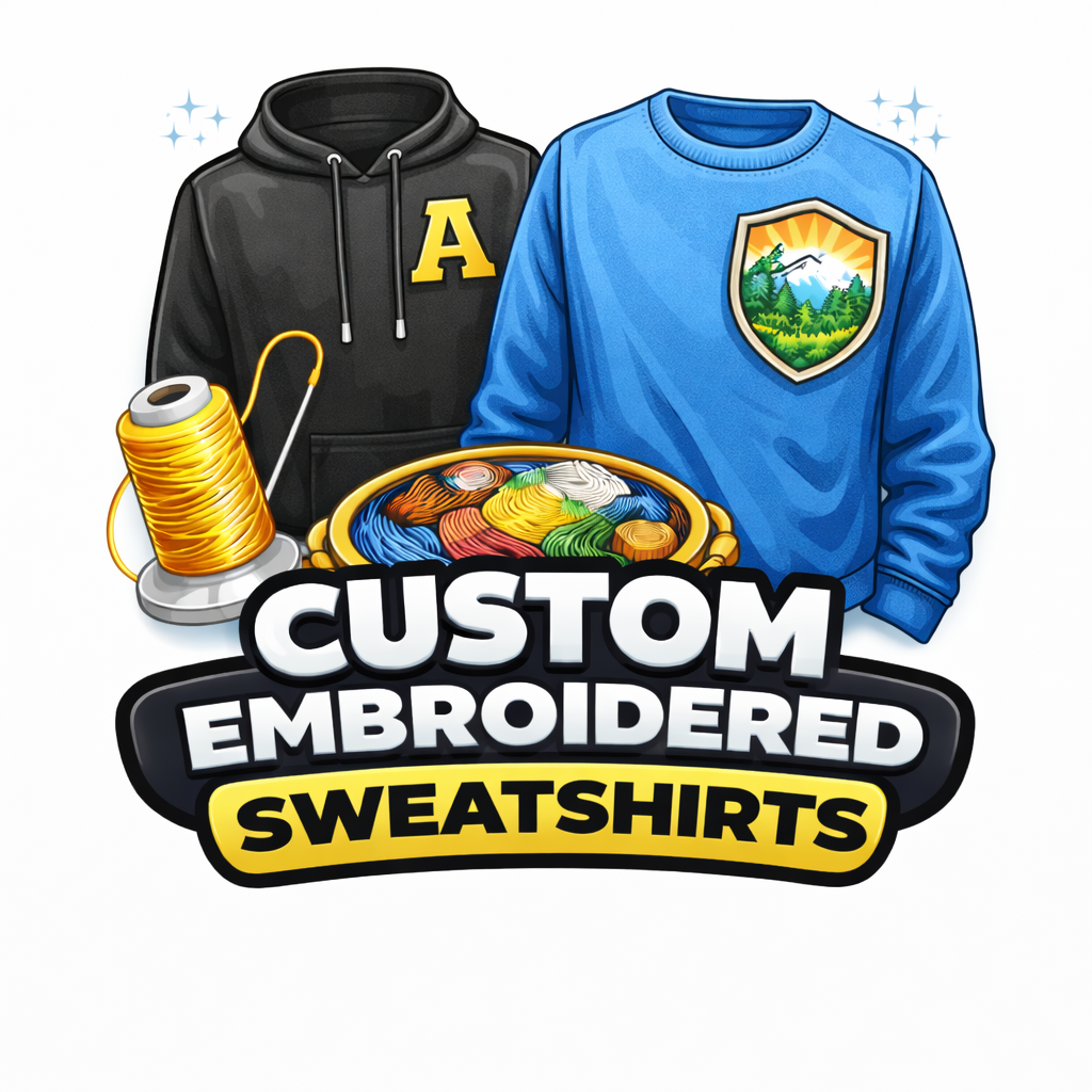 Embroidered Sweatshirts