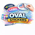 Oval Stickers